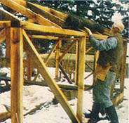 
Building a frame.
